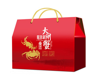 陽澄湖大閘蟹包裝禮盒設(shè)計(jì)印刷